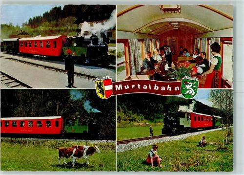 Unzmarkt Murtalbahn Personenwagen Innenansicht