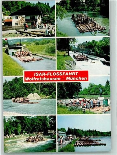 Wolfratshausen Floßfahrt