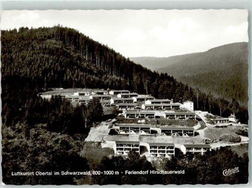 Obertal Fliegeraufnahme Feriendorf Hirschauerwald