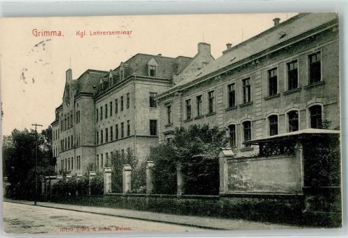 Grimma 1908 Kgl. Lehrerseminar