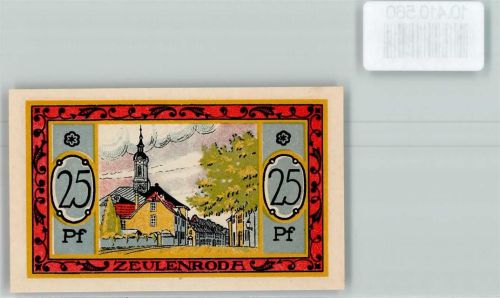Zeulenroda Notgeld