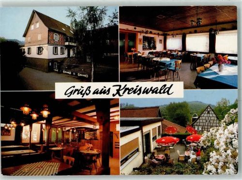 Rimbach Gasthaus zum Kreiswald Gasträume Gartenterrasse