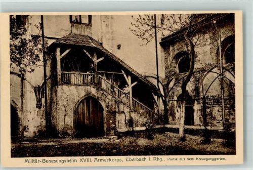 Eberbach Militärgenesungsheim XVIII. Armeekorps Kreuzganggarten