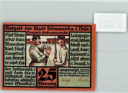Sömmerda Notgeld Soldaten