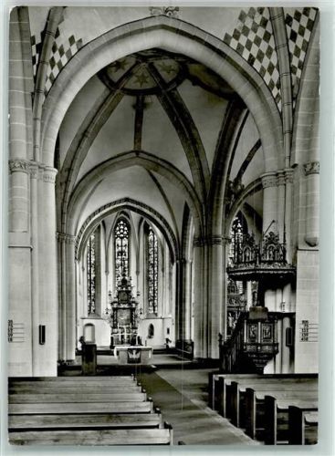 Lemgo Evangelische St. Nikolaikirche Innenraum Kanzel Altar