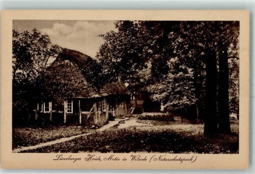 Wilsede Naturschutzpark Lüneburger Heide Fachwerkhaus
