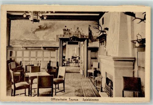 Falkenstein Offizierheim Taunus Spielzimmer Offener Kamin Ort handschriftlich