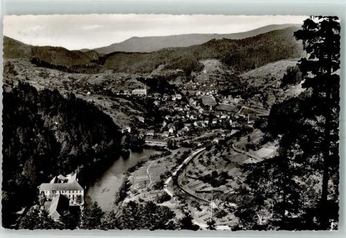 Forbach Blick vom Haulerberg auf das Murwerk