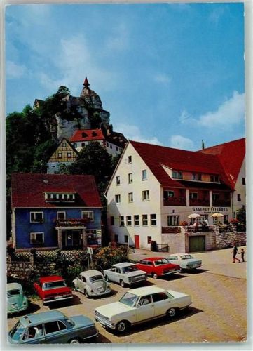 91217 W8562 Hersbruck - Burg Hohenstein Gasthaus Felsburg