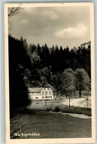 Hohnstein Rußigmühle Ort lt. Stempel
