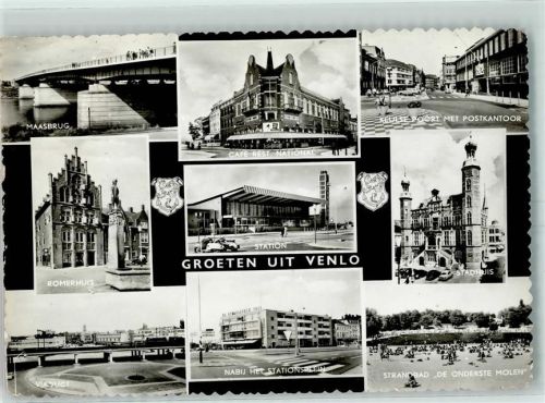 Venlo Maasbrücke Römerhaus Stadthaus Stadion