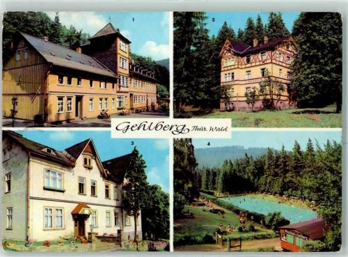 Gehlberg Kinderheim Ernst Thälmann FDGB Heime Jonny Schehr und Frieden Schwimmbad