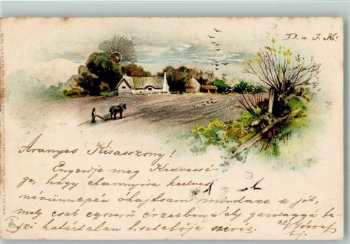 Sonnenschein Postkarte Serie XIII - Landwirtschaft