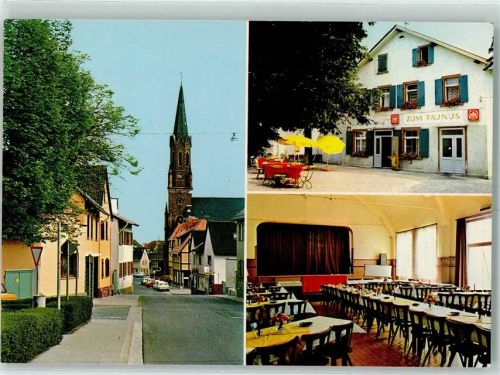 Friedrichsdorf Gasthaus Zum Taunus Speisesaal Kirche