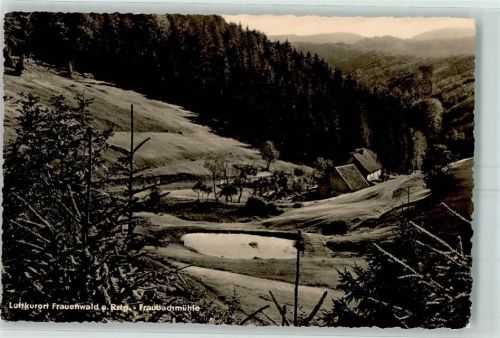 Frauenwald Fraubachmühle Teich