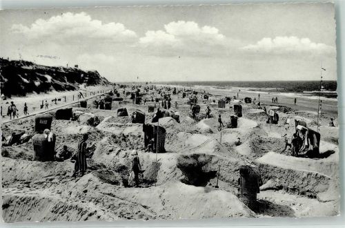 Langeoog Strand Strandkörbe Strandweg