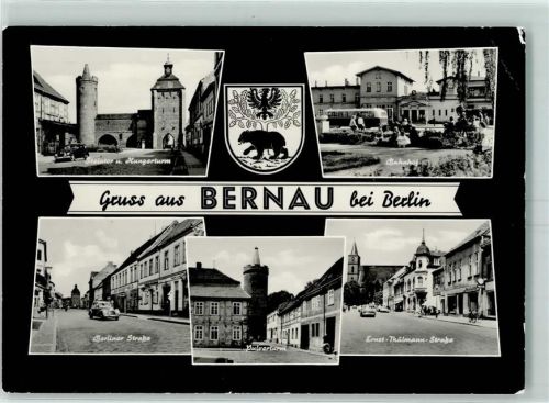 Bernau Steintor Hungerturm Pulverturm Bahnhof Omnibus