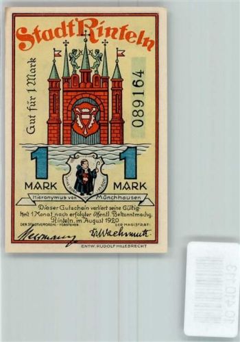Rinteln Notgeld Münchhausen