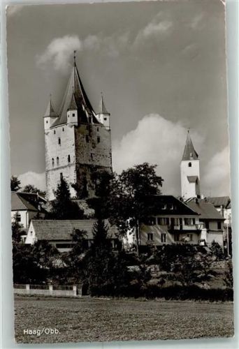 83527 W8092 Haag , Oberbay - Schloßturm Burganlage Haag