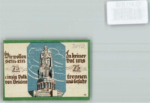 Soltau Notgeld Hermannsdenkmal