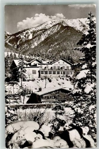 Grainau Alpenhotel Waxenstein Winter