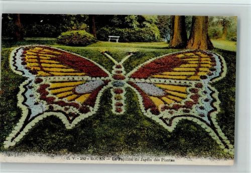Rouen Schmetterling aus Blumen , gute Erhaltung