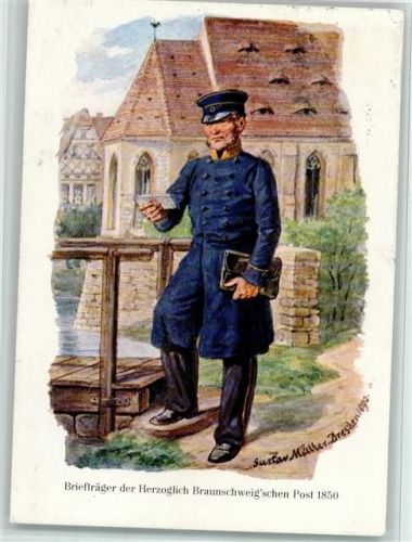 DBP 1/13 Schmücker - Herzoglich Braunschweig Post 1850, gute Erhaltung