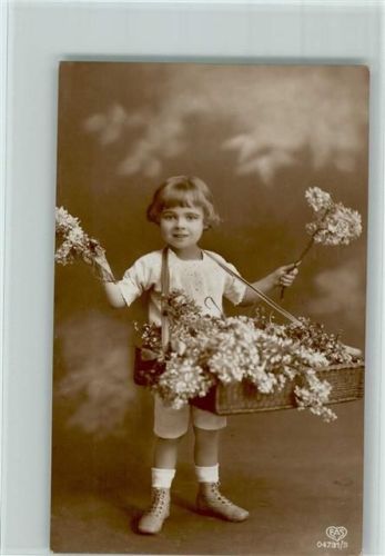 Fotoverlag EAS Serie 04731-3 Kind mit einem Bauchladen , gute Erhaltung
