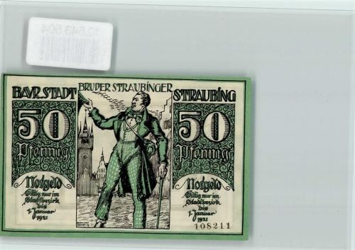 Straubing Notgeld 50 Pfennig 1919