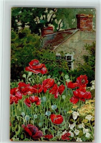 1900 Serie 308 Nr. VI - Mohnblumen, gute Erhaltung AK