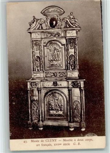 Nr. 43 Musee de Cluny - Meuble a deux corps, art francais - Möbel