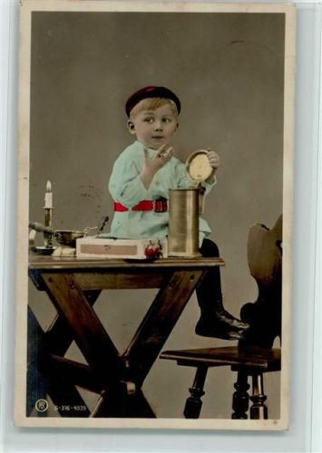 Serie 316-4339 Junge mit einem Bierkrug, handcoloriert AK