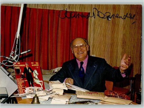 Radio Sprecher - Hilversum 3 Bij Barend - Original Autogramm