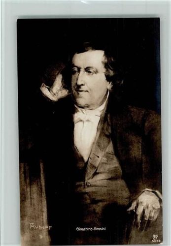 Verlag GGCo 5022 Gemälde von Fritz Rumpf - Rossini - gute Erhaltung AK