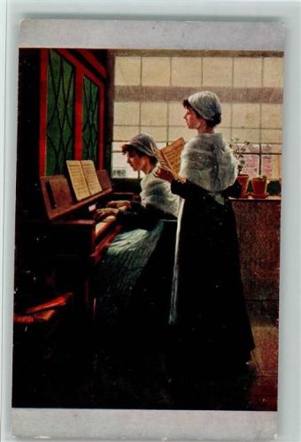 Salon J.P.P. 1007 - Gemälde von Firle - Morgenlied AK