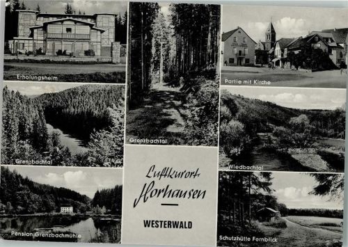 Horhausen Erholungsheim Pension Grenzbachmühle Schutzhütte