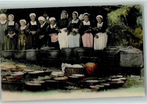 1913 Bretagne - Le Couisine - Erntedankfest . 1500 personnes