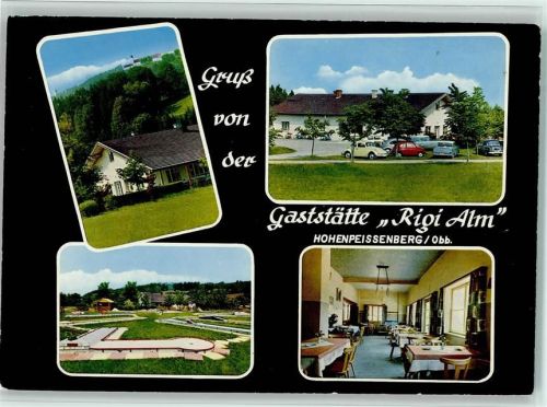 Hohenpeißenberg Minnigolfanlage Gaststätte Rigi Alm Innenansicht