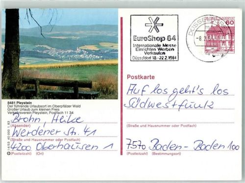 Pleystein Ganzsache