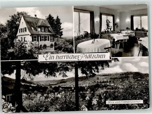 Murrhardt Pension Kaffeemühle Gastraum Foto AK