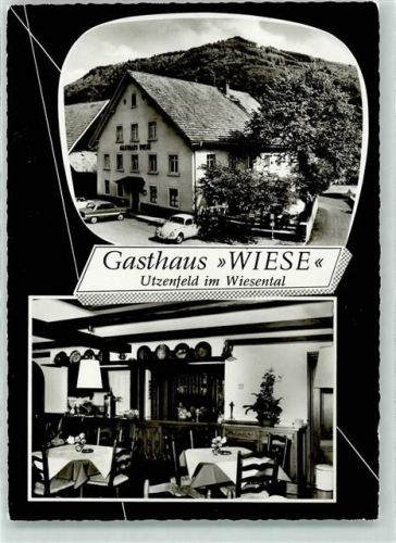 Utzenfeld Gasthaus Wiese Gastraum