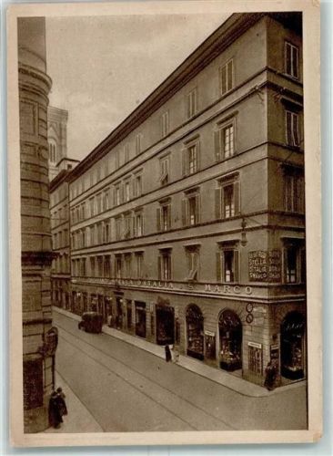 Firenze Hotel Stella d`ltalia u. S. Marco Lastwagen