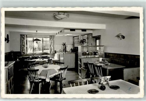 94405 W8380 Rohrbach - Gasthaus-Metzgerei Zum Goldenen Lamm Schankstube Theke Kachelofen