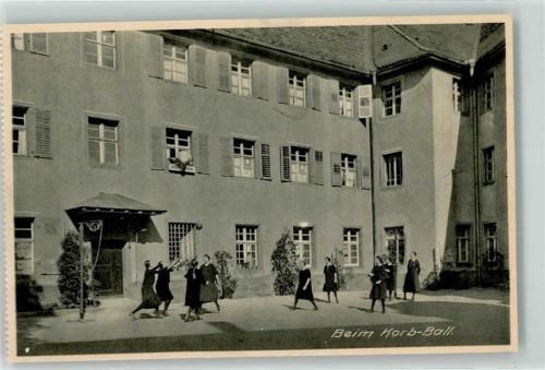 Villingen Lehr- und Erziehungs-Institut St. Ursula Korb-Ball-Spiel