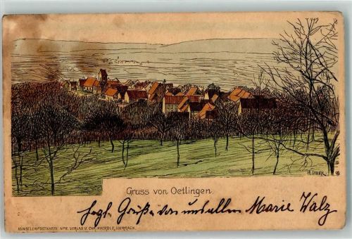 Ötlingen Lithographie