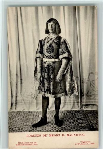 1908 XIIe Lustrum - 1908 - Lorenzo de Medici AK