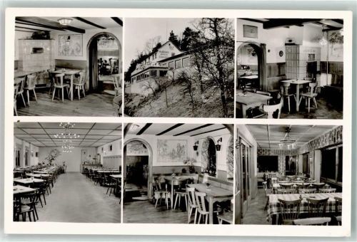 Bonsweiher Gasthaus zum Linnenberg Gastraum Kachelofen Saal
