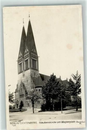 Lichtenberg Wagnerplatz Glaubenskirche