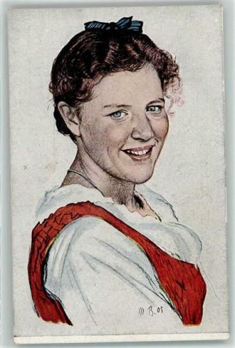 Serie IX/3 Max Bernuth - Tracht Tirolermädchen
