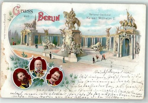 Berlin Mitte 1897 National-Denkmal